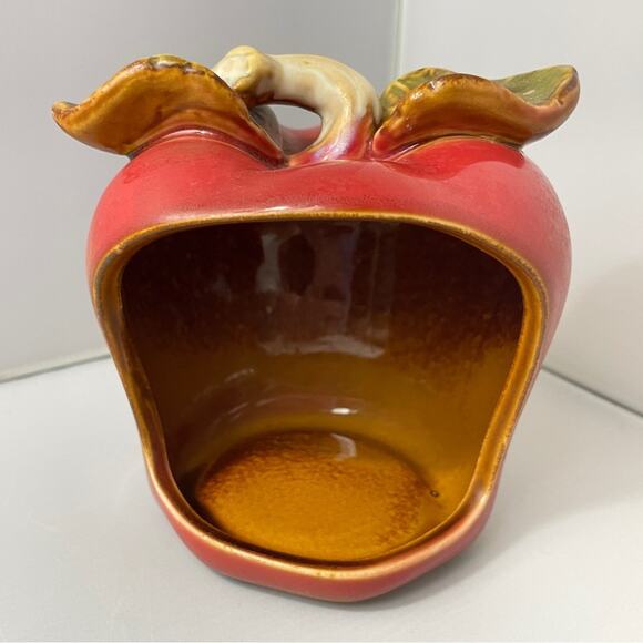 Vintage Ceramic Apple Kitchen Scrubbie Sponge or Soap Holder - Picture 1 of 5